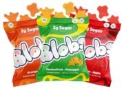 Blobs Gummy Candy - 2g Sugar Healthy Gummies - Low Net Carb & Low Calorie - No Sugar Alcohols, Vegan, Gluten Free, No Dyes - Variety Snack Pack for Kids & Adults (Pack of 6)