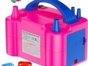 Electric Air Balloon Pump, Portable Dual Nozzle Electric Balloon Inflator for Party Decoration, 110V 600W Balloon Blower Pump Inflation