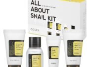 COSRX All About Snail Mucin Korean Skin Care Set, Mini Travel Essentials, Mothers Day Gifts for Mom, Travel Size Gift Set with Snail Mucin Face Wash, Serum, Moisturizer & Eye Cream, Rejuvenating Kit