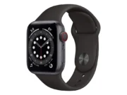 Apple Watch Series 6 (GPS + Cellular, 40mm) - Space Gray Aluminum Case with Black Sport Band